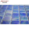 glazed mosaic floor tiles mixed blue glossy ceramic mosaic swimming pool tiles